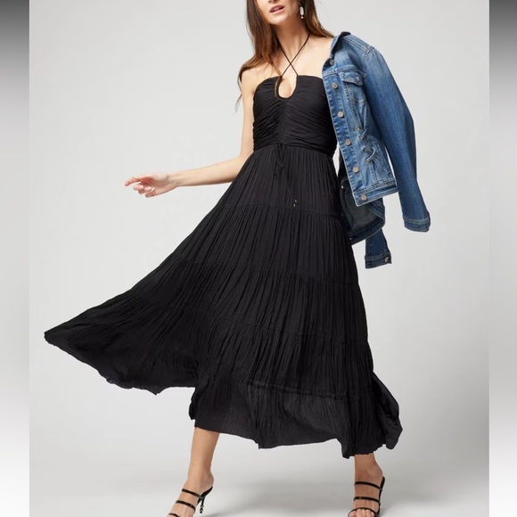 White House Black Market Dresses & Skirts - NWOT WHBM Keyhole Satin Midi Dress